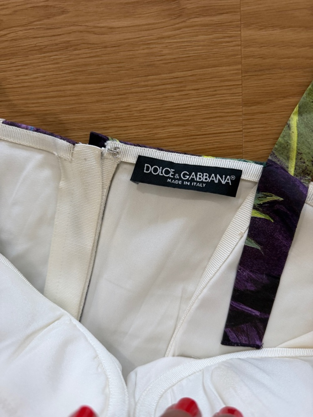 Dolce & Gabbana Silk Eggplant Dress - Picture 4 of 5